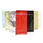Flat Bottom Red 250g Stand Up Zipper Bag