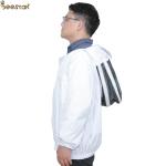 S-2XL Zippered Hood Beekeepers Protective Clothing Economic Type Bee Jacket