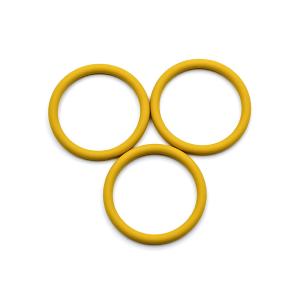 Quality Yellow Silicone Sealing Rings FKM NBR Rubber O Ring Compression Moulded wholesale