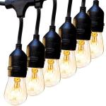 Christmas Style 48ft S14 LED Edison Bulbs String Lights For Indoor Outdoor
