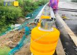 Yellow Color Safety Rolling Barrier For Road EVA Transportation Facilities