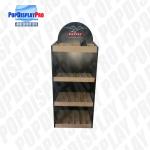 Disassembled Packing Wood 3 Shelving Corrugated Floor Displays
