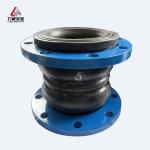 10" 12" 8 Inch Double Sphere Flexible Rubber Joint With Stainless Steel Flange