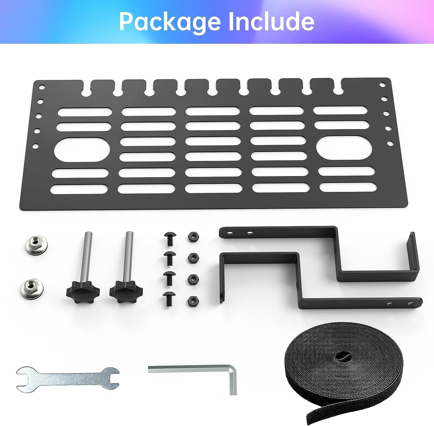 Black Under Desk Cable Organizer Tray The Ultimate Desk Wire Management Solution