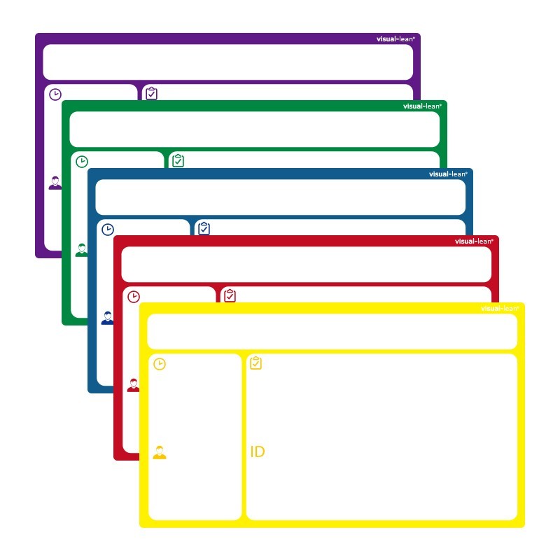 Dry Erase Magnetic Whiteboard Sticker Kanban Board Cards Custom Design