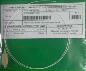 Quality 1 Meter SC Pigtail Single Mode , 900um Fiber Optik Pigtail wholesale