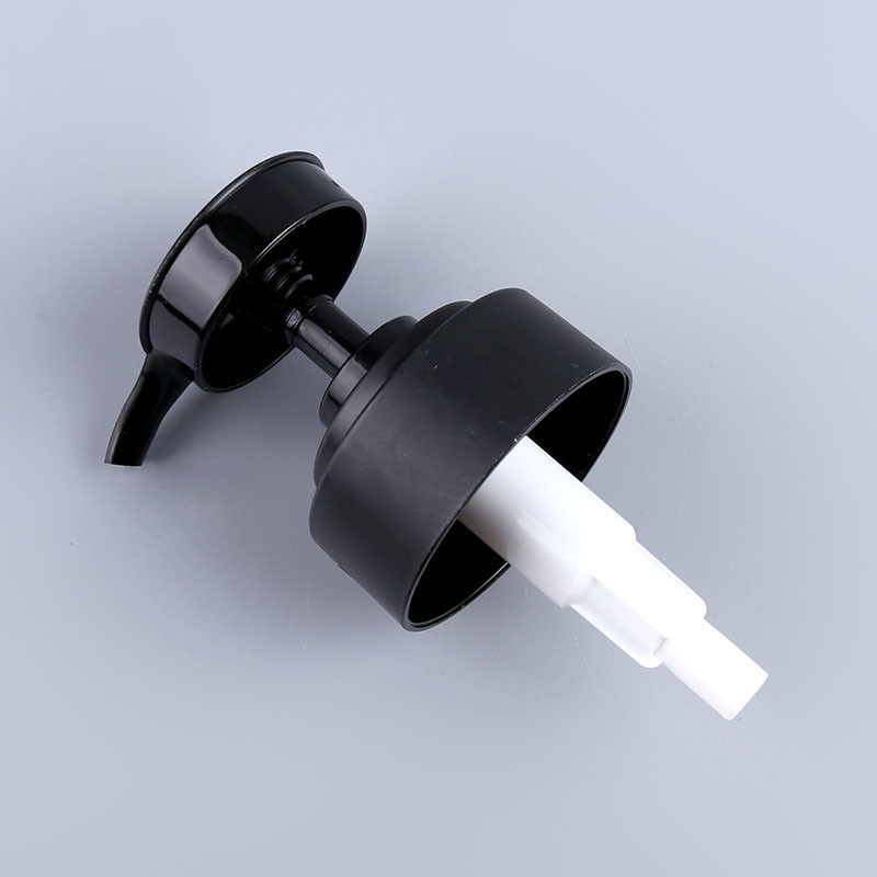 High quality plastic soap / lotion dispenser pump head in black color