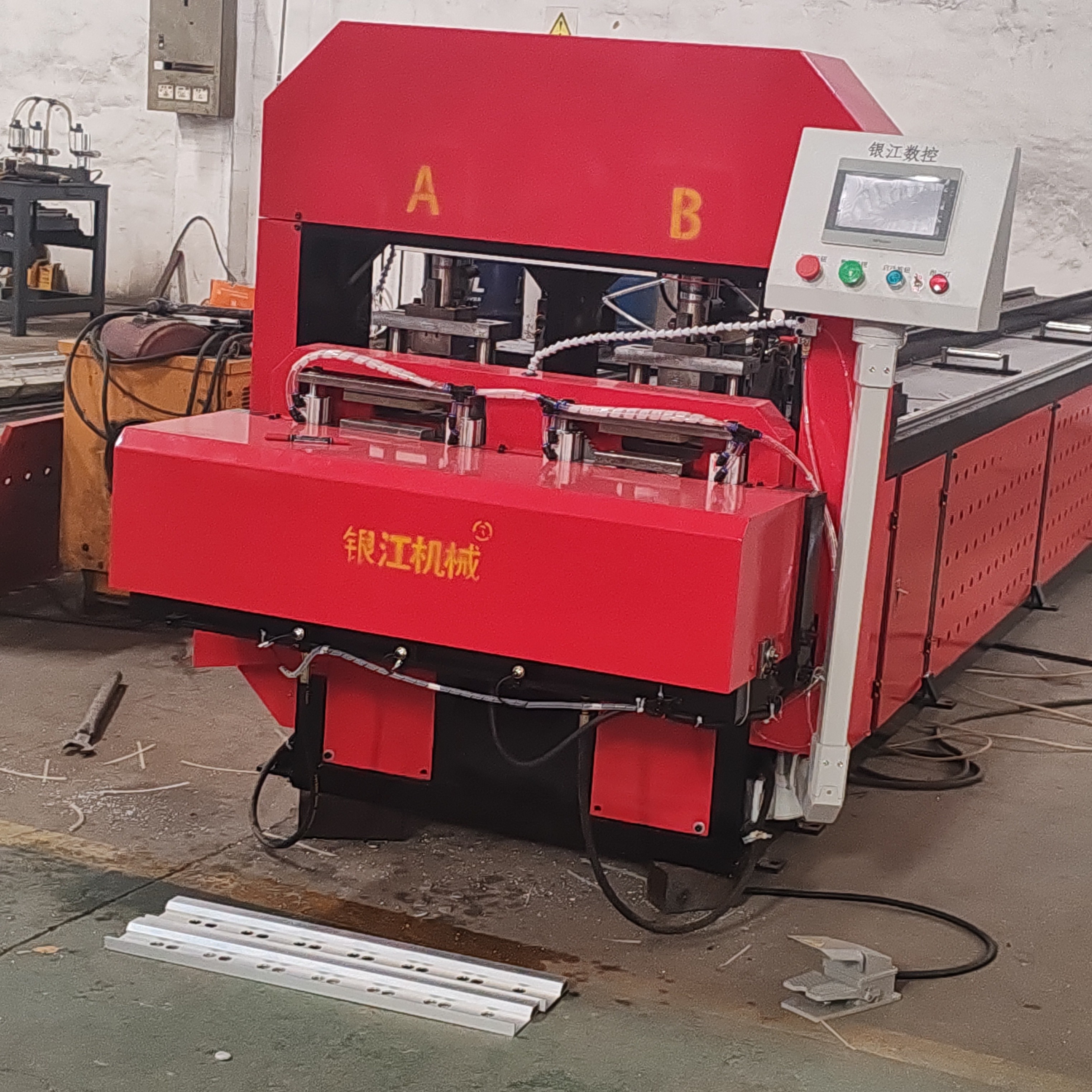 Solar Powered High Precision Metal Sheet Punching Machine