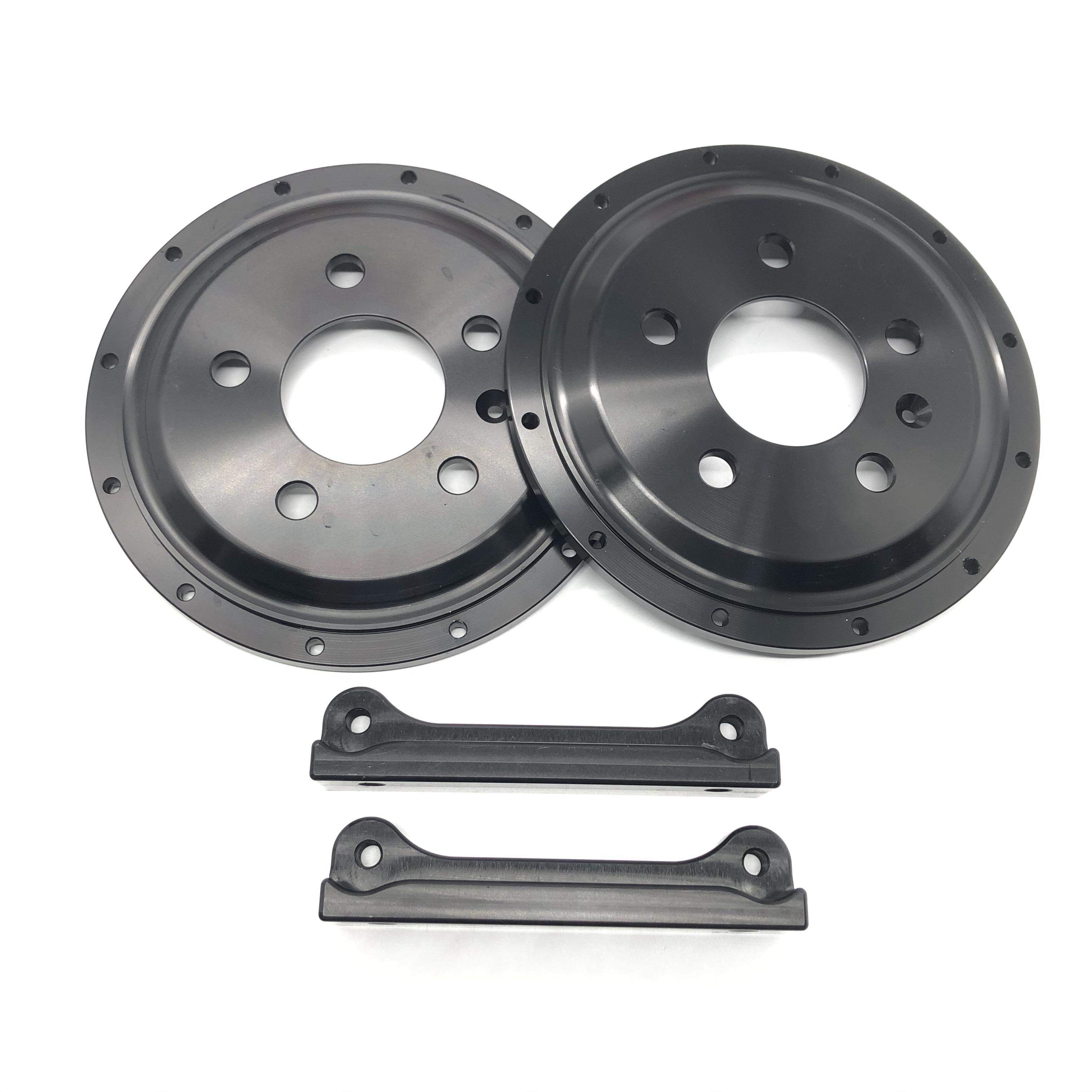 Aluminum Car Brake Bracket 6061 Center Bell Bracket Bolts High Precision