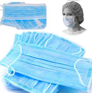 Quality Elastic Earloop 3 Layer 95% Hypoallergenic Dental Masks wholesale