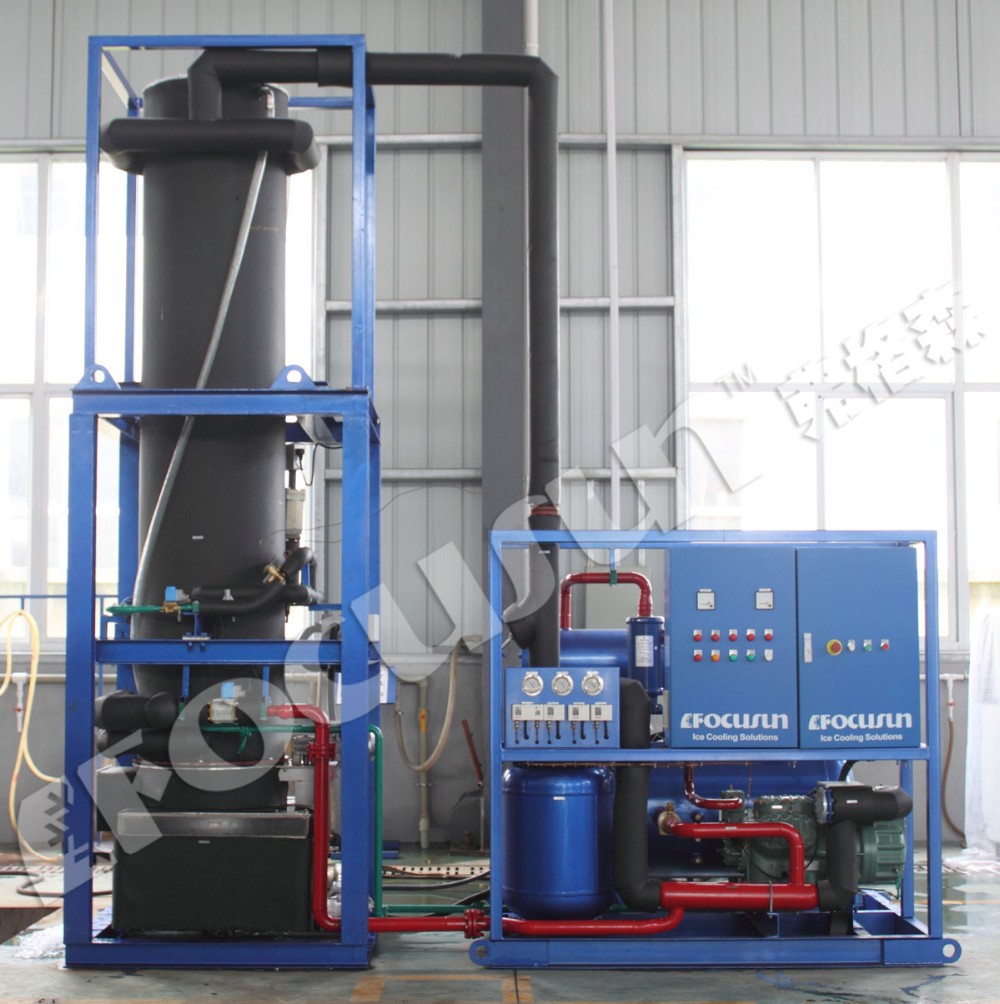 Fully Automatic PlC Control Tube Ice Machine Stainless Steel 304
