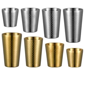 Quality Whisky Rum Vacuum Stainless Steel Beer Mug 10oz 300ml For Barbecue Party wholesale