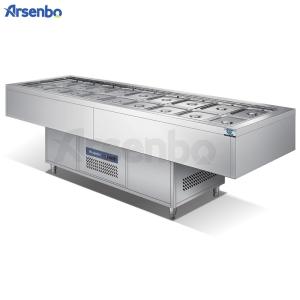 Quality 50-60Hz Commercial Pizza Prep Tables , Multiscene Pizza Preparation Refrigerator wholesale