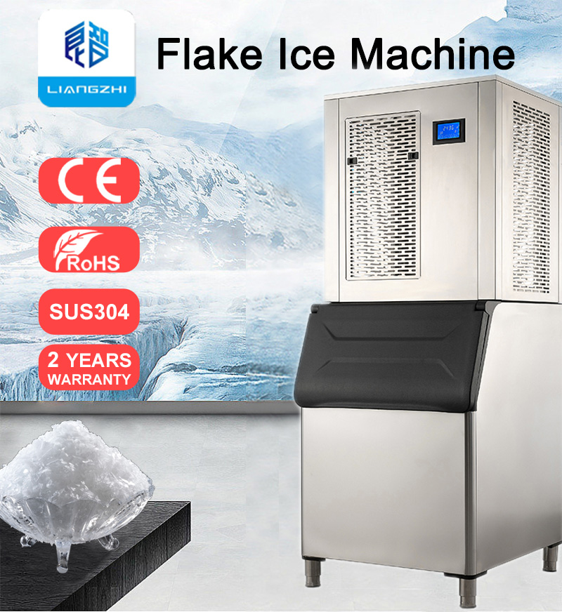 Copeland Compressor 1 Ton Seawater Flake Ice Machine LZ-1 for Daily Ice Production