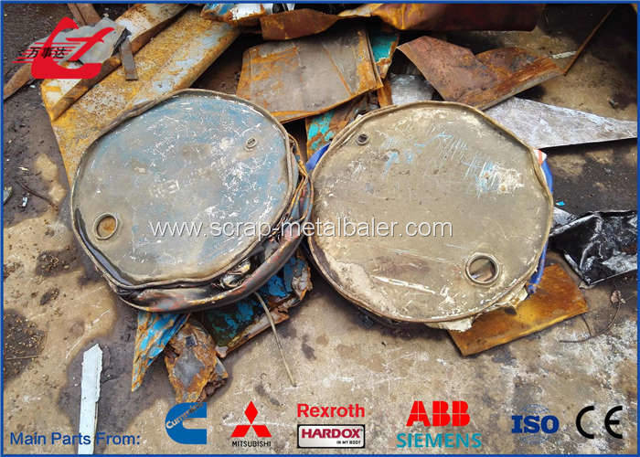 Drum Press Machine Drum Crusher For 208L Barrel / Smaller Drum
