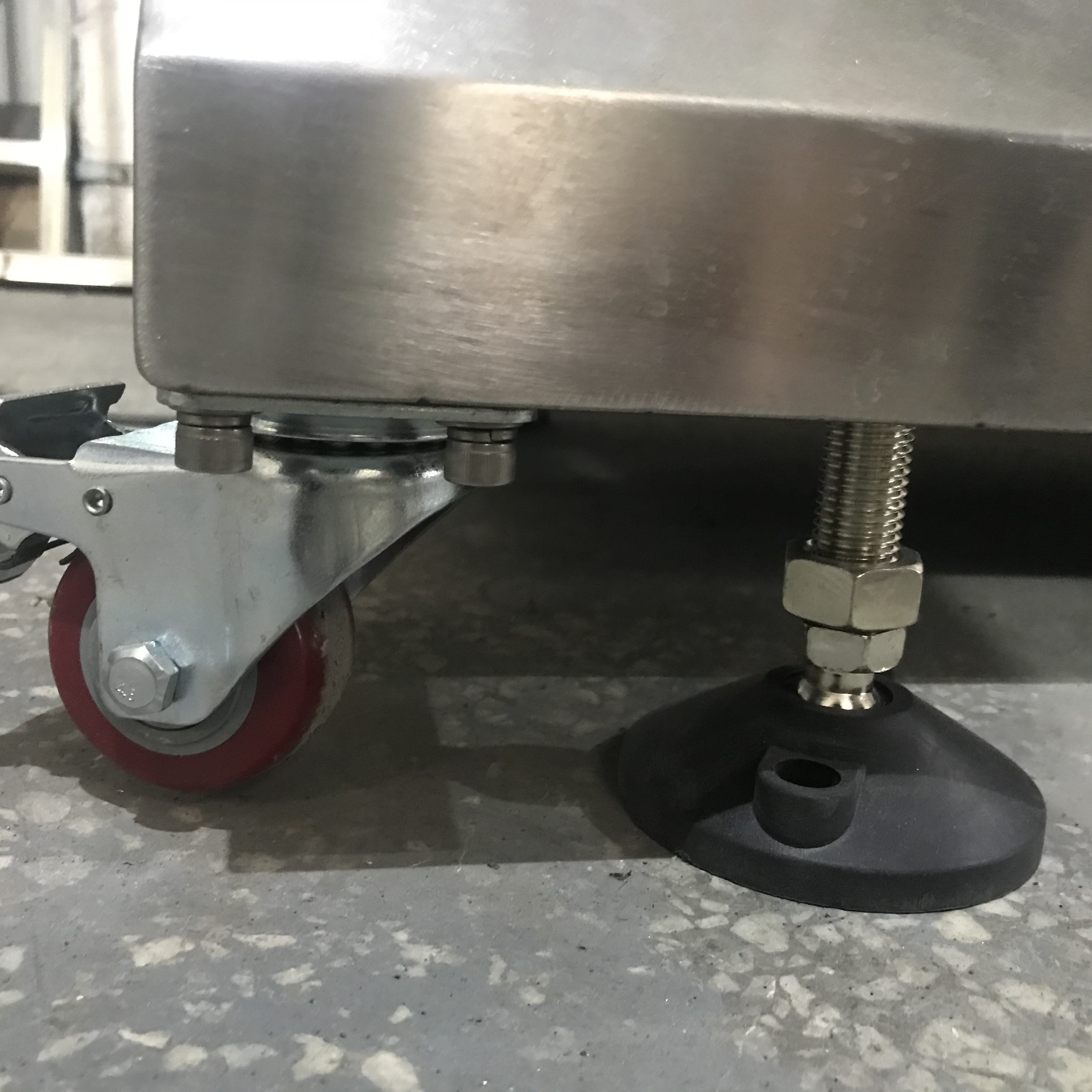 Carbon Steel Chain Type Bucket Elevator For Rice Mill Fragile Materials