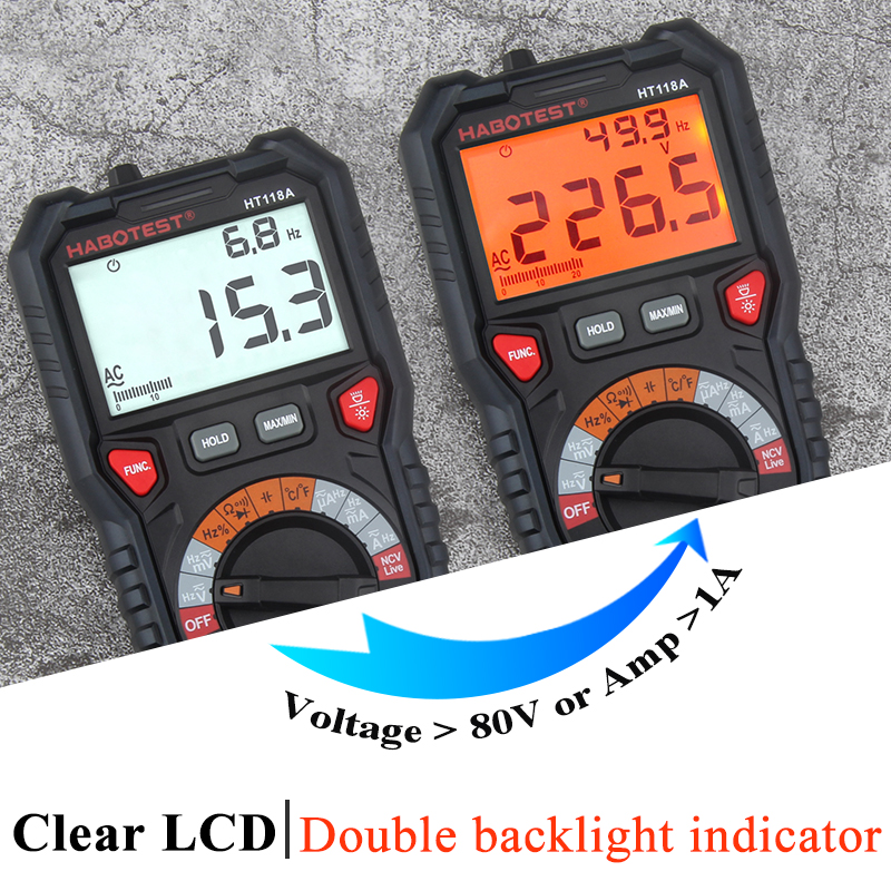 HT118A 6000 Counts Digital Multimeter