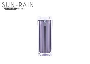 Quality 15ml Airless sprayer bottle light purple lotion bottle airless packaging cosmetic SR-2174A wholesale