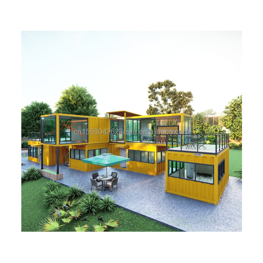 Wall 50/75/100mm Wave Sandwich Panel Office Container for Modern Design Prefabricated Expandable Container Home