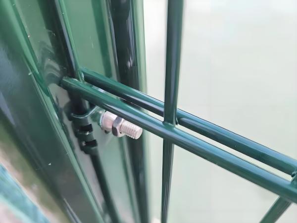 Cheap 2D Twin Wire Galvanized Security Fence Double Steel Welded Wire Mesh Fence Panels for sale
