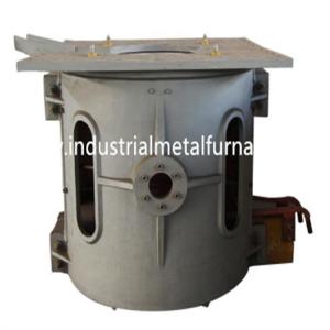 Quality 300kg 1150 Degree Industrial Induction Furnace For Copper Melting Aluminum Shell wholesale