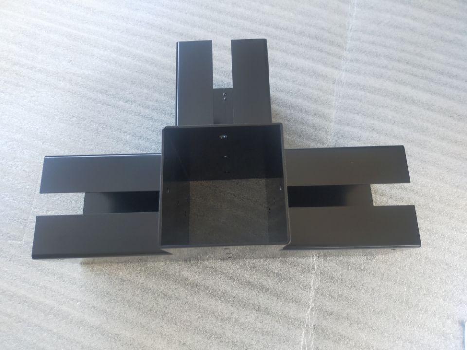Nonstandard Pergola Brackets 4-Way Right Angle Corner Bracket Heavy Duty White Coated