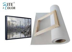 Quality Exhibition 280Gsm Polyester Printing Canvas Rolls Matte Inkjet Fabric Paper wholesale