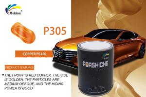 Quality Nontoxic Copper Car Pearl Paint Weatherproof Anti UV Glossy Finish wholesale