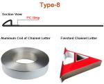 1xxx 3xxx 5xxx 0.3-0.7mm Thickness Aluminum Trim Coil Aluminum Channel Letter