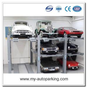 Quality 3 Level Car Storage Car Parking Lift System/4 Post Car Lift for Sale/Car Lifts for Home Garages/Car Stacker wholesale