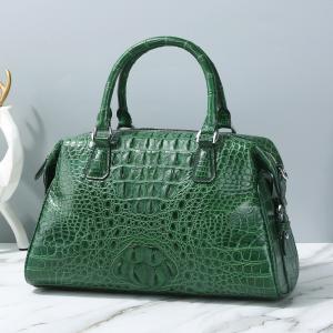 Quality Genuine Crocodile Skin Lady Purse Authentic Real Alligator Leather Female Handbag Long Strap Women's Large Shoulder Bag wholesale