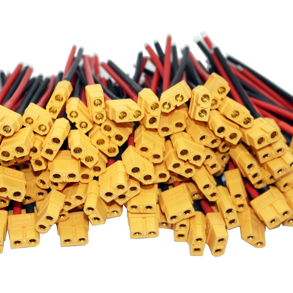 XT30 XT60 XT90 Male Female Connector Cable For Lithium Battery