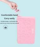 Silicone Rabbit Square Silicone Cosmetic Storage Bag Fashion Solid Color