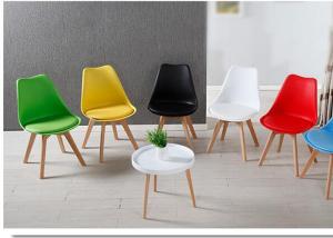 Quality Luxury Leisure PU Dining Chair Corrosion Resistant With Beech Wood wholesale