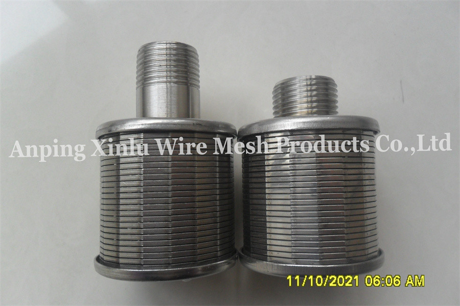 53mm M24 Johnson Wire Strainer Nozzle For An Activated Carbon Filter