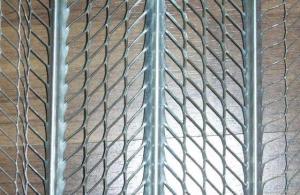 Quality Width 0.6m Metal Rib Lath , Rib Height 8mm Galvanized Expanded Metal Lath wholesale