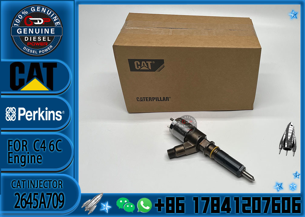 Factory Direct Deal Diesel engine fuel injector 282-0490 2645A709 for 321D excavators engine diesel C6.6 C6.4 C4.2 injec