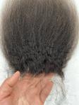 Kinky Straight 5X5 Lace Frontal Closure Human Hair Ear to Ear HD Lace Frontal