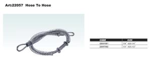 Quality Carbon steel Heavy Duty Hose Clamps 22057 Zinc Plating Surface finish wholesale