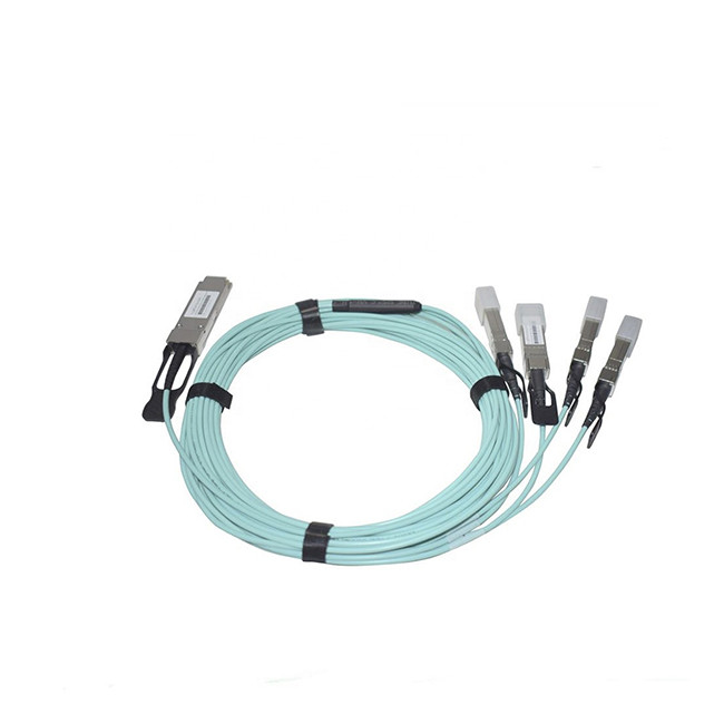 QSFP+ 40g To 10g Breakout Cable 10m OM3 FTTH FTTB FTTX Network