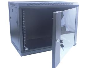China 9U Server Rack Cabinet 19 Wall Mount Removable Black Data Cabinet/Network Rack on sale