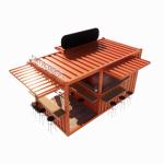 Aluminum Alloy Windows Popular 20FT Container Coffee Shop Container House for