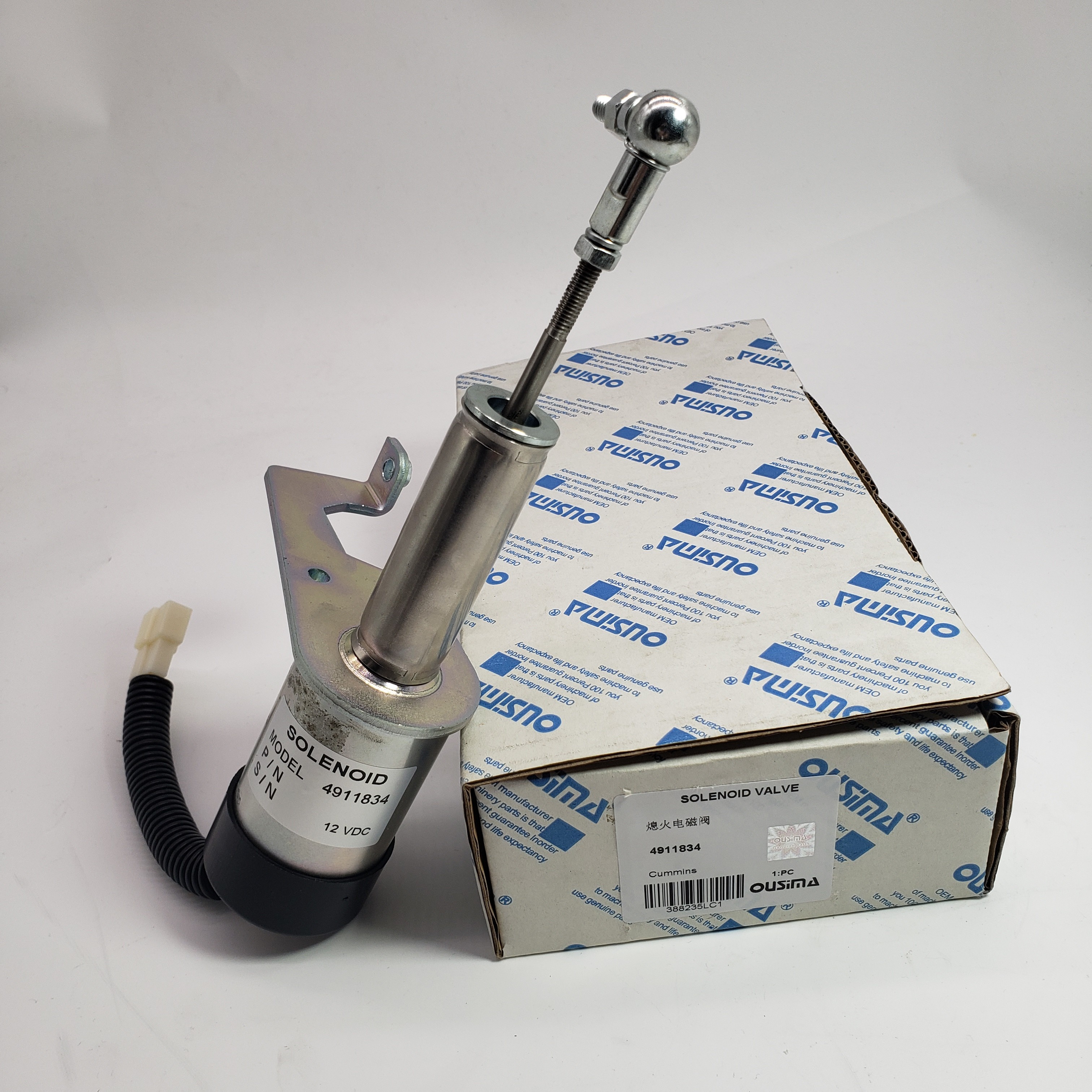 Solenoid Valve 4911834 12V for Cummins Engine Excavator Parts