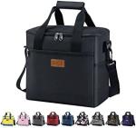 24 Can Large Insulated Cooler Bags Collapsible Leakproof Rolling Tote Cooler