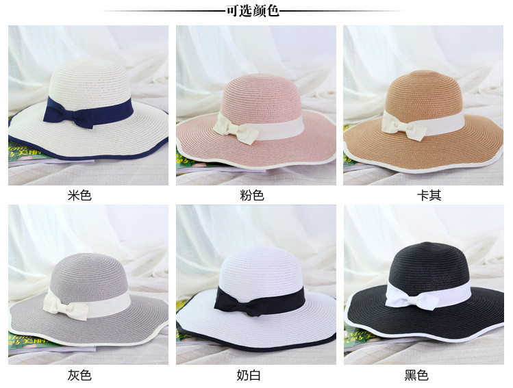 AK16842 Wide brim sunny beach paper straw hats in stock , promotion cheap hats .
