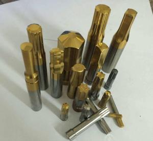 Quality Hexagon Head Die Punch Pins , Ejector Punch Pin Yellow TiN Coating Service wholesale