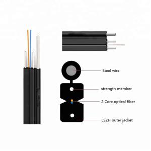 Quality GJYXFCH G657A SM Fiber Optic Cable 1 Core FRP Strength Member 1200N wholesale