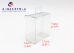 Rectangle Plastic Retail Packaging Boxes For Gifts Hang Strip On Top 7.3cm