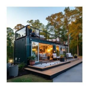 Quality Aluminum Alloy Windows Modified 20ft 40ft Prefabricated Shipping Container Houses for Hotels Villas and Living 2 Bedrooms wholesale