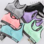 Solid Women High Impact Sports Bra Antishock Quick drying Short